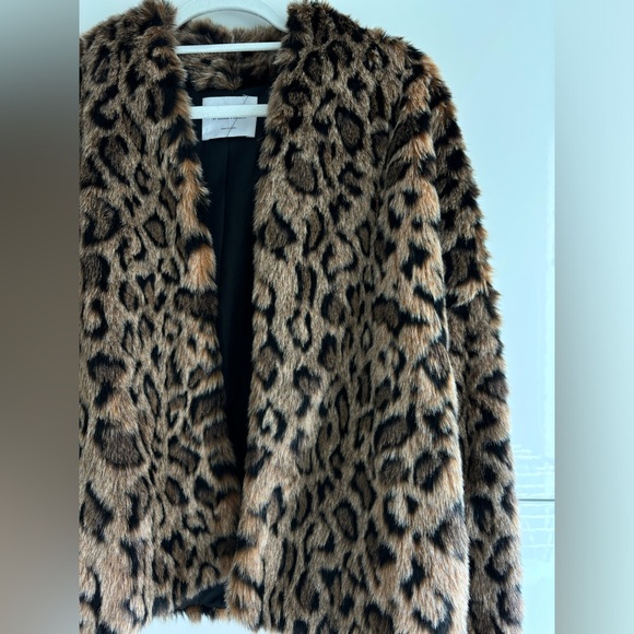 Leopard Faux Fur Jacket - Picture 2 of 3